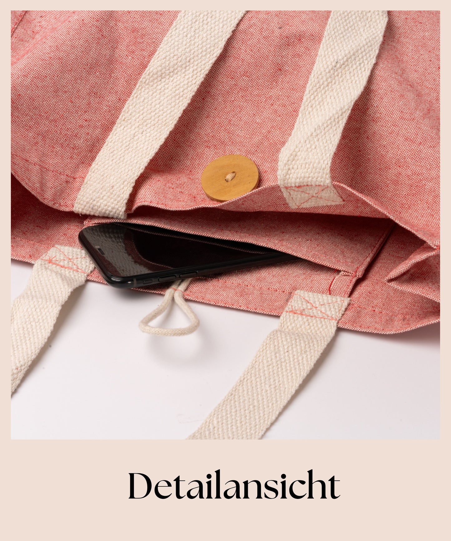 Shopper-Bag "Sweet Gingerbread" Robuste Stofftasche
