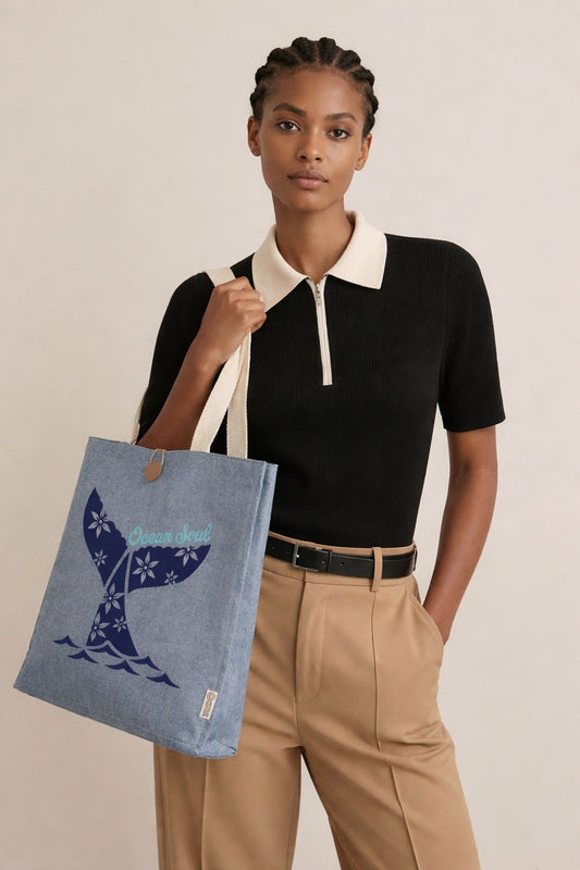 Shopper-Bag "Ocean Soul" Robuste Stofftasche