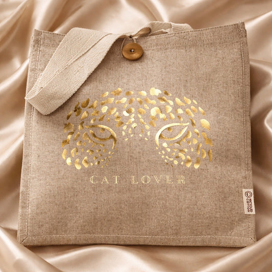 Shopper-Bag "Cat Lover" Robuste Stofftasche