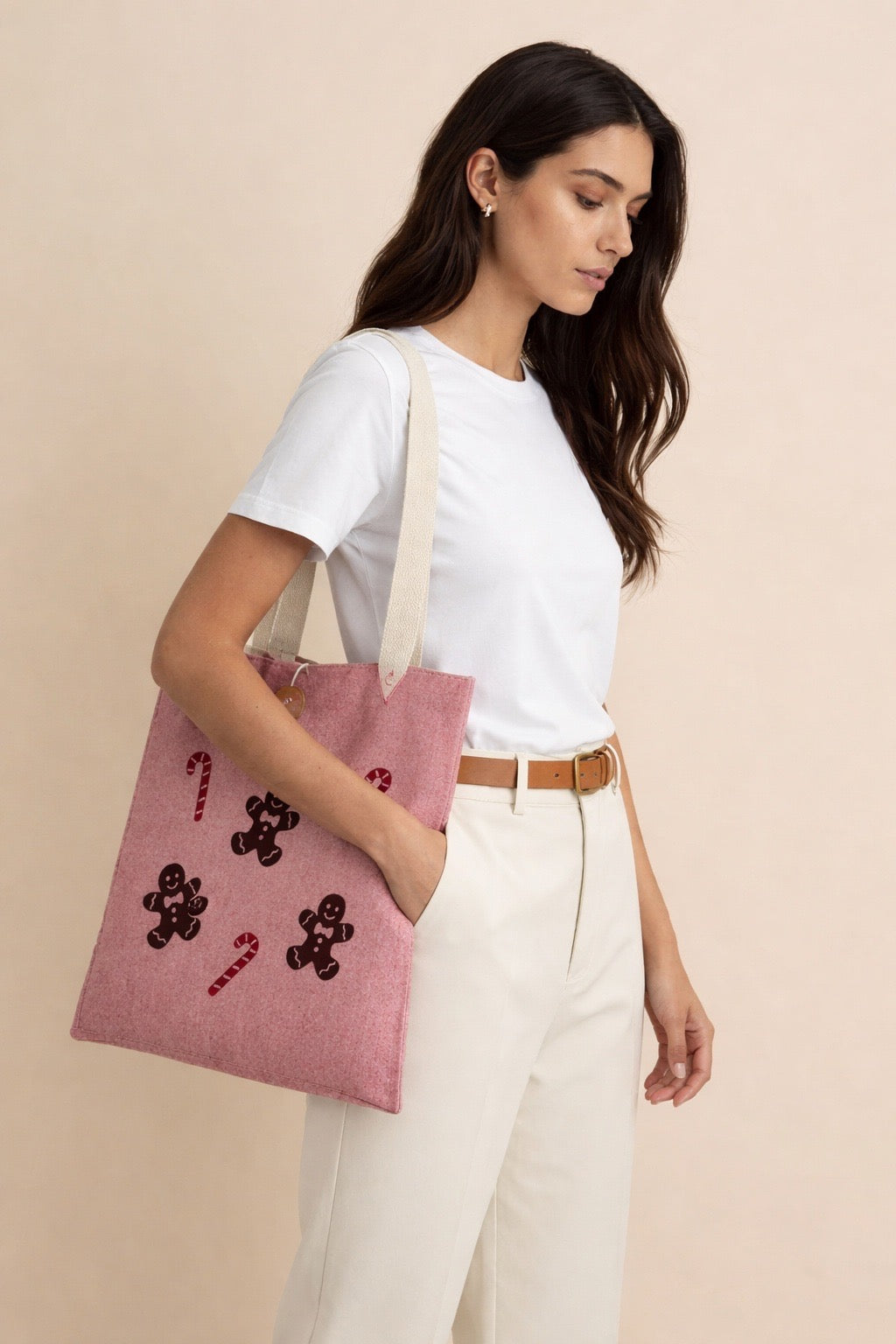 Shopper-Bag "Sweet Gingerbread" Robuste Stofftasche
