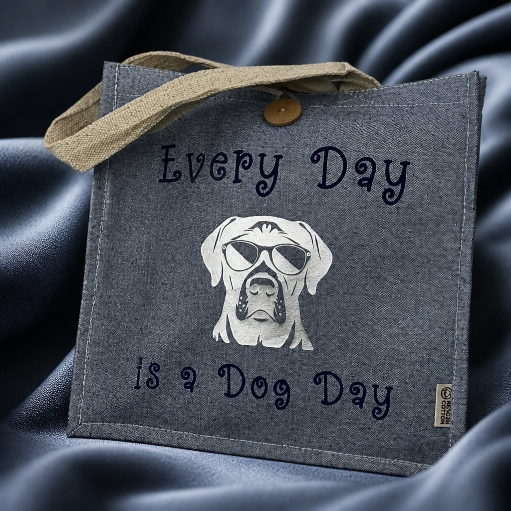 Shopper-Bag "Dog Day" Robuste Stofftasche